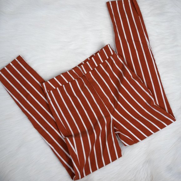 Forever 21 Pants - 3/$20 Forever 21 Orange Striped Skinny Pants